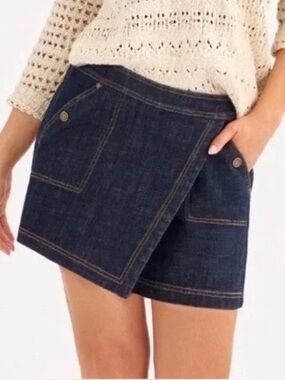 Cabi Denim Skort.  Size 4.  Worn once.